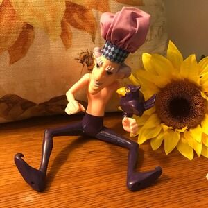 Vintage 1980s Strawberry Shortcake Purple Pie Man‎ Doll with Berry Bird